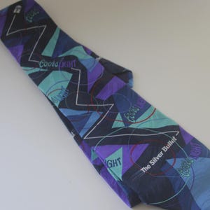 RARE!!! NOS Vintage Coors Light Tie, Coors Light Beer Mens Tie,  Coors Advertising Tie