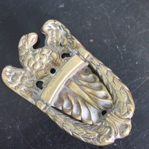 Beautiful Vintage Federal Eagle Door Knocker, Brass Eagle Door knocker, vintage Eagle door knocker, Small door knocker, vintage door knocker