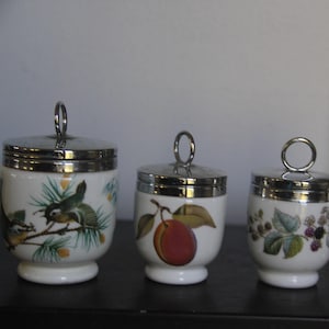 CHOICE! Beautiful Vintage Royal Worcester Egg Coddler, Made in England