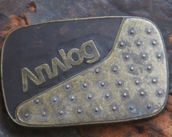 RARE Vintage ANALOG Belt Buckle