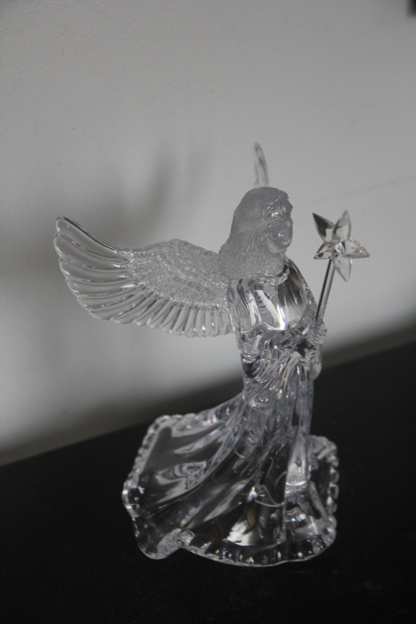 Vintage Plastic Straw Angel Tree Topper