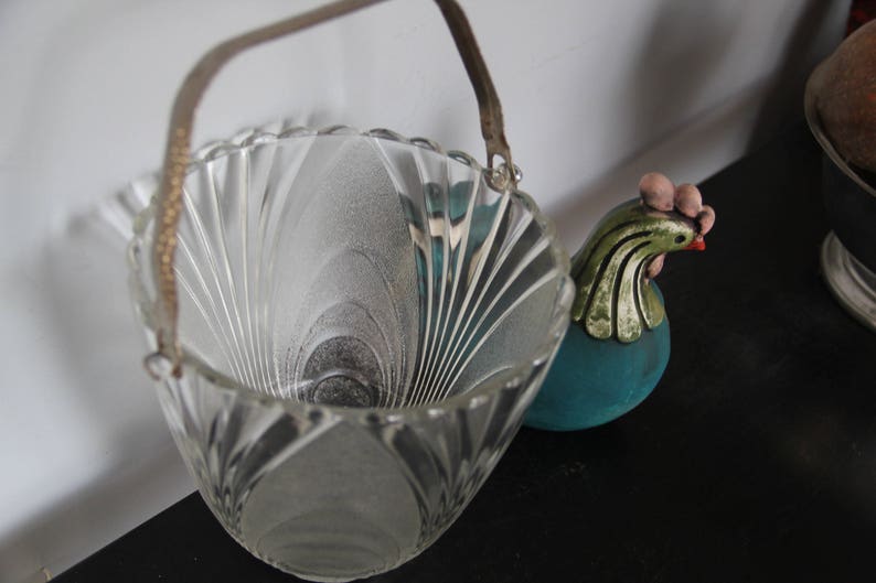 Beautiful Vintage Art Deco Ice Bucket Vintage Ice Bucket Etsy