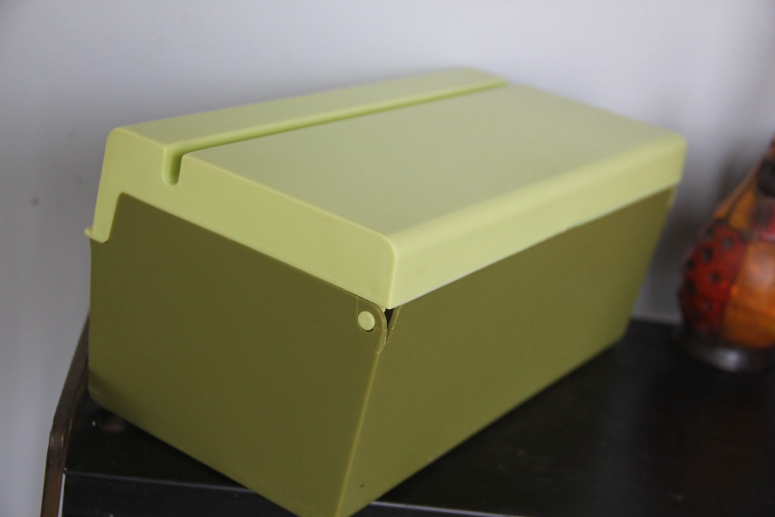 Extra Large Rubbermaid VINTAGE Recipe Box Index Card File Two Etsy