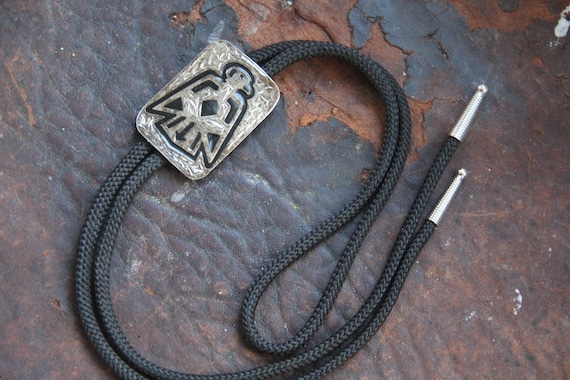 Sweet vintage Thunderbird bolo tie, Vintage THUND… - image 1