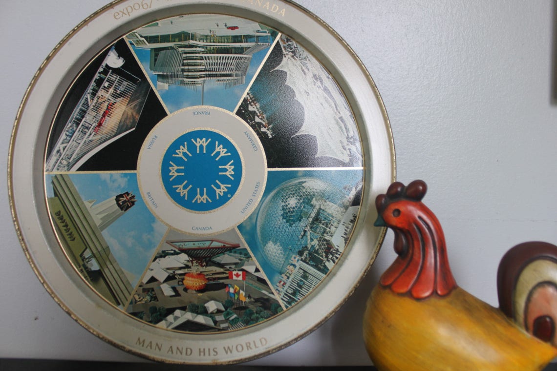 Vintage Expo 67 Montreal Souvenirvintage Canada Souvenir Etsy