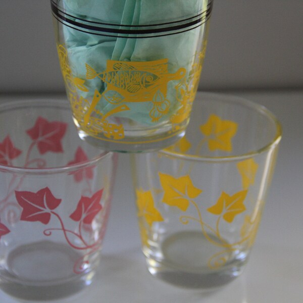 Sour Cream Glasses Etsy