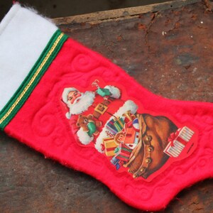 Santa's best christmas stocking Clearance
