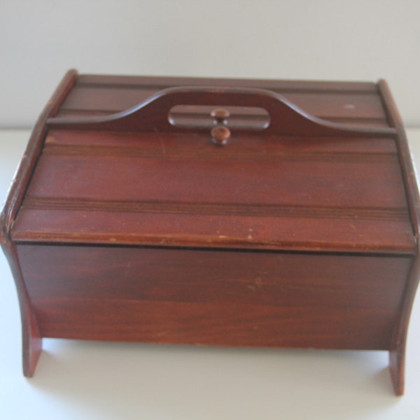 Wood Sewing Box Etsy