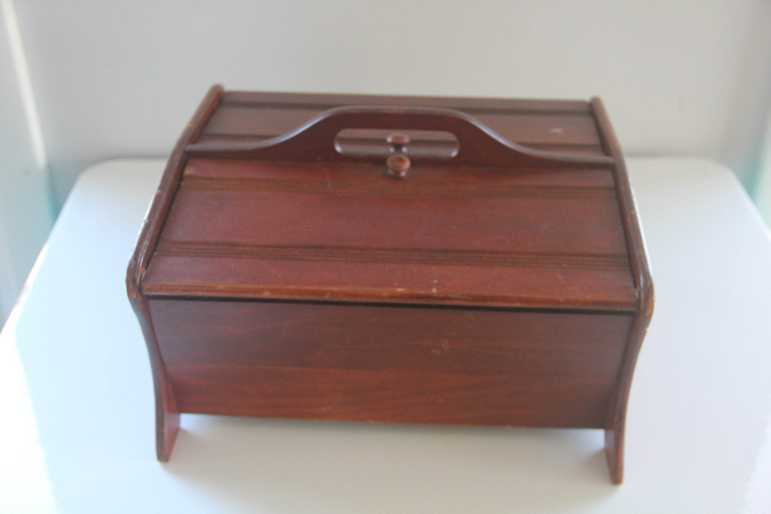 Wooden Sewing Box/sewing Gift/sewing Organizer/sewing 