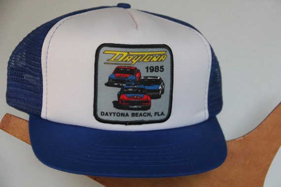 NOS Vintage 1985 Daytona Beach Race Snapback hat,