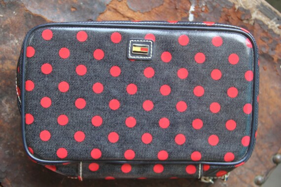 Vintage Tommy Hilfiger Toiletry Bag Shaving Bag 3 Pouches Navy