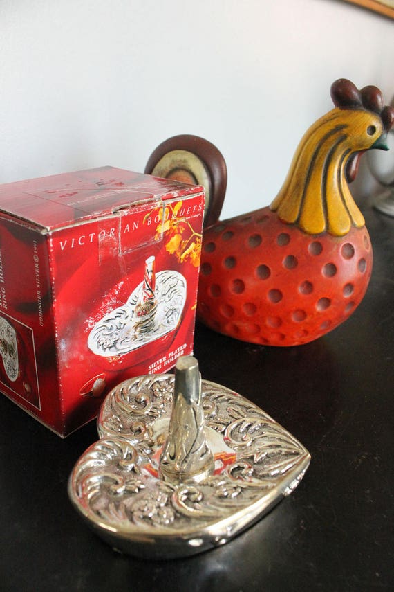 godinger silver ring holder Gem