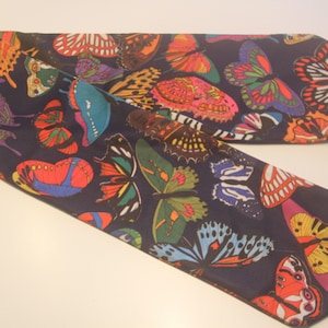 Beautiful 1960-70s Vintage BUTTERFLY head scarf/head band