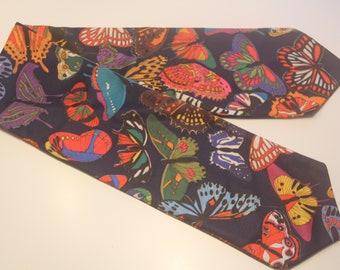 Beautiful 1960-70s Vintage BUTTERFLY head scarf/head band