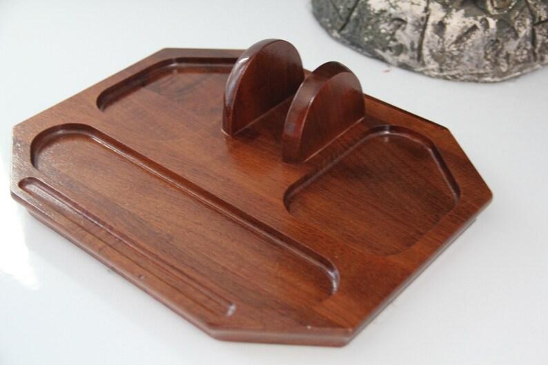 Vintage Walnut valet vintage desk valet vintage desk Etsy