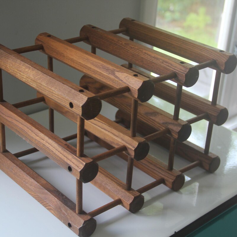 Rustic Wine Rack - Etsy