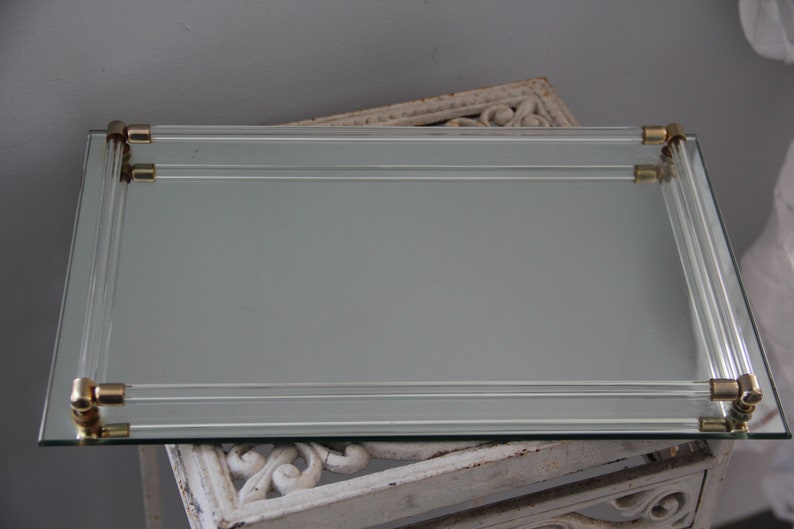 Mirrored Bathroom Tray
 - Vintage Mirrored Vanity Tray Vintage Perfume Tray Vintage Etsy
