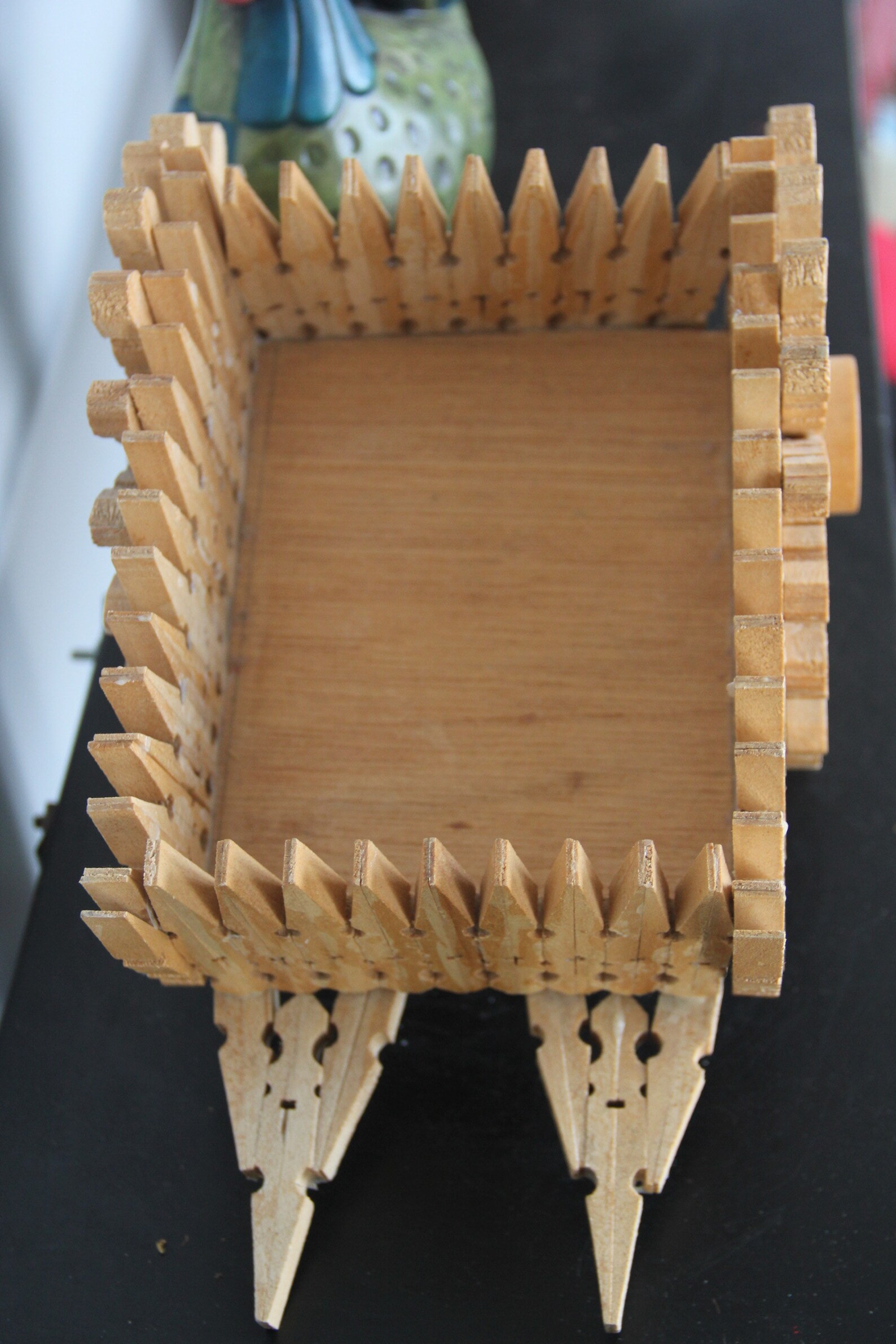 Vintage Clothes Pin Folk Art Vintage Tramp Art Vintage Etsy