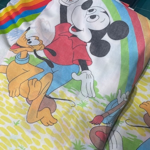 Vintage Mickey Mouse Bedding for Twin - Etsy