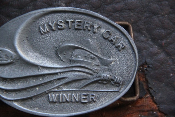 Vintage 1950's GATES Mystery Car Winner Pewter Be… - image 8