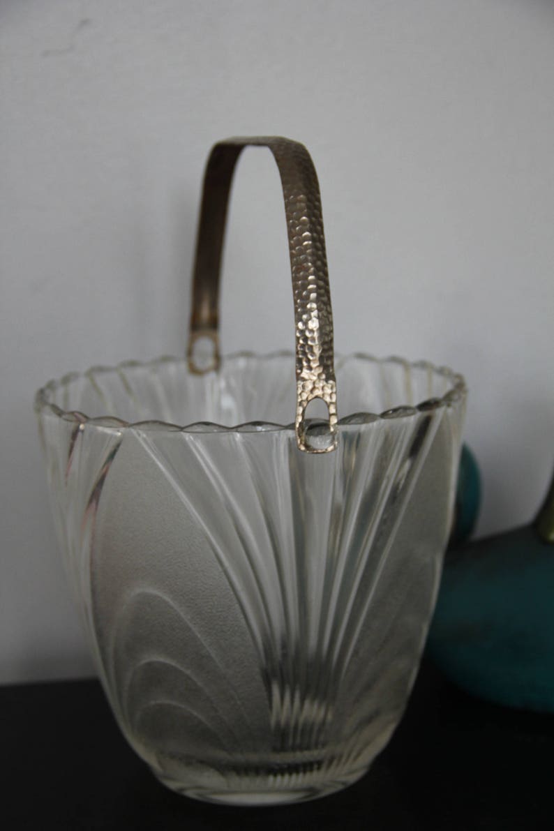 Beautiful Vintage Art Deco Ice Bucket Vintage Ice Bucket Etsy