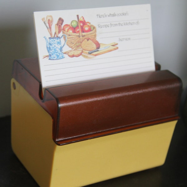 Vintage Recipe Box Etsy