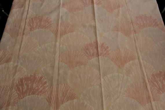 Vintage 1980s Shower Curtain White Pink And Peach Seashell Etsy