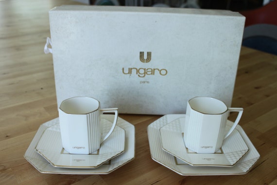 NOS, Vintage Maebata Cups/saucers/small Plates, Vintage Ungaro