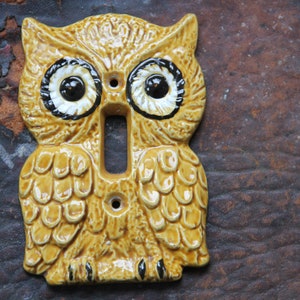 Wall Plate Owl In Christmas Time Switch Plate Light Switch Cover Decorative Outlet Cover for Living Room Bedroom Kitchen 