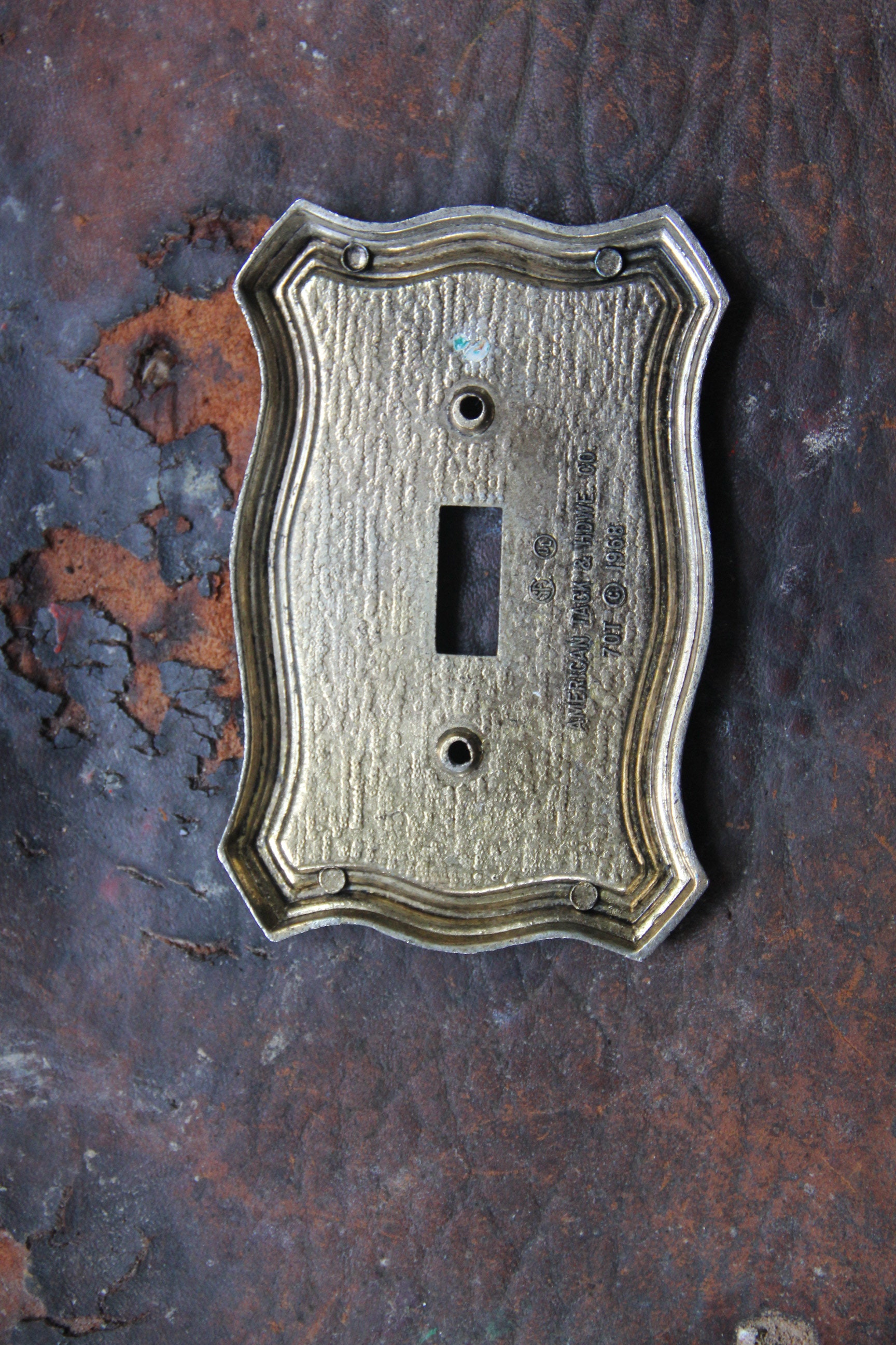 Interruptor conmutado de porcelana Vintage serie oro - Decocables