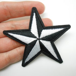 Star crest, heat-adhesive badge, hide a hole, star patch, customization