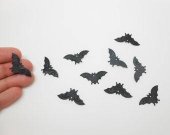 10 stiff fabric bats, Halloween