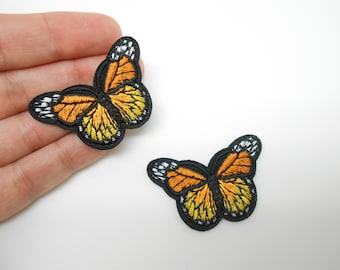 Butterfly ecussons, thermosticks, hiding a hole, butterfly patches, customizations