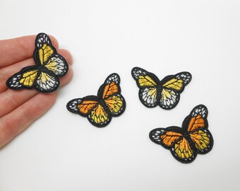 Butterfly ecussons, thermosticks, hiding a hole, butterfly patches, customizations