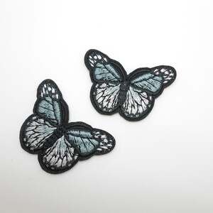 Butterfly patches, heat-adhesive patches, hide a hole, butterfly patches, customizations image 2