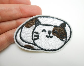 Cat patch, iron-on patch, hide a hole, cat patch, customization