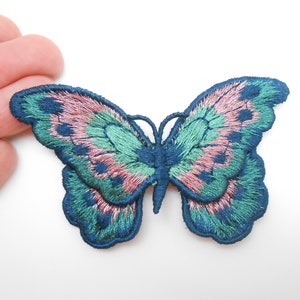 Butterfly to sew, hide a hole, butterfly patch, customization