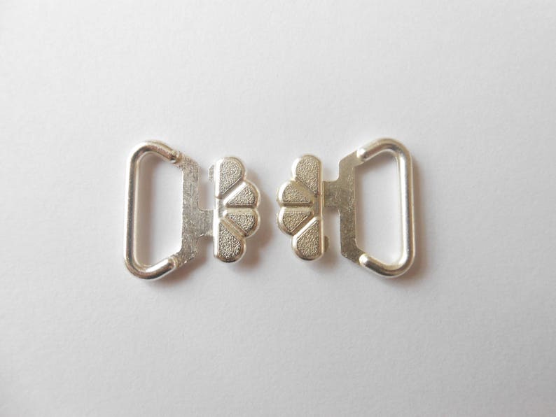 Silver Metal Swimsuit Clasp Swimsuit Fasteners Bikini Clasp Etsy