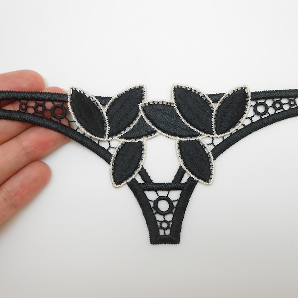 Apply for lingerie harness or thong, lingerie handmade