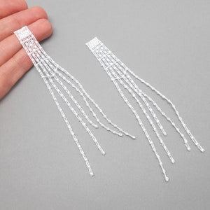 2 motifs blancs en dentelle, appliques en dentelle, bijou en dentelle, customisation