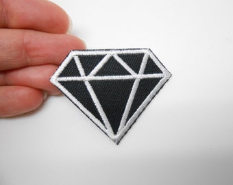 Diamond patch, iron-on patch, hide a hole, diamond patch, customization