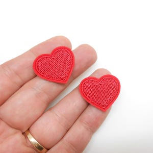 Heart patches, iron-on patches, hide a hole, heart patches, customization