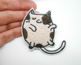 Cat patch, iron-on patch, hide a hole, cat patch, customization