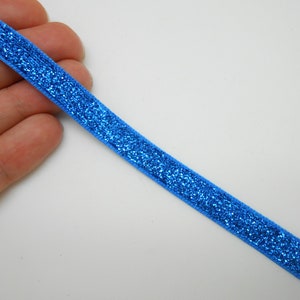 Blue glitter ribbon, gift ribbon, fancy ribbon, glitter ribbon, blue glitter, glitter ribbon
