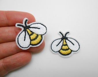 Bee patches, iron-on patches, hide a hole, bee patches, customizations