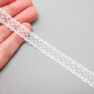 2 meters of white lace ribbon, off-white ribbon, fancy ribbon