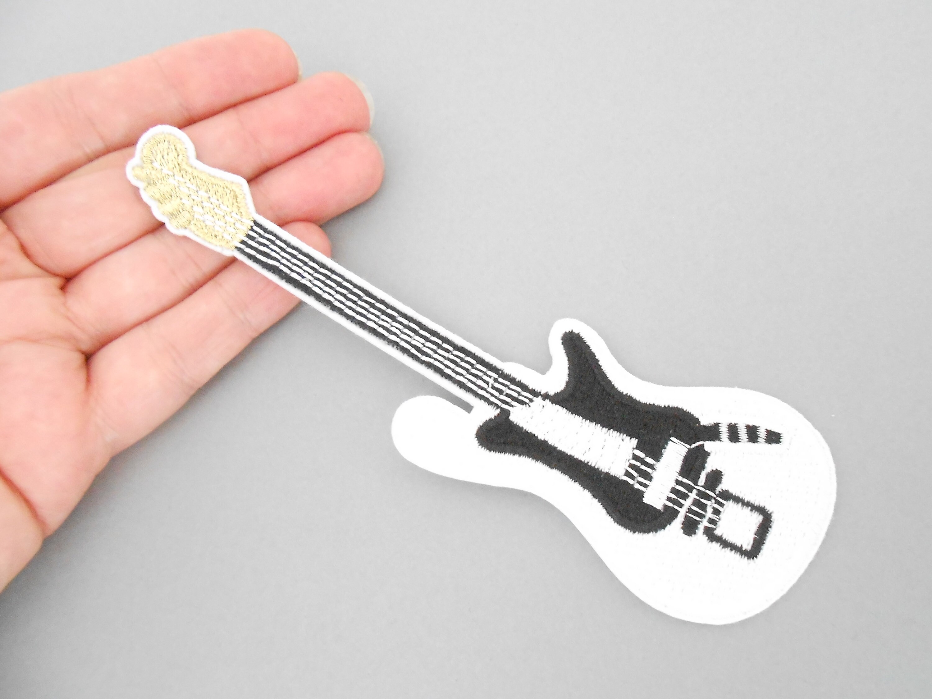 Guitar Shield Heat Sticking Badge Hide A Hole Guitar Patch Etsy