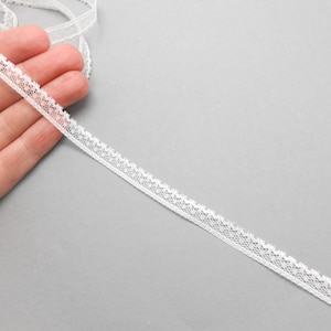 1 meter of white lace ribbon, lace choker, lace bracelet, fancy ribbon