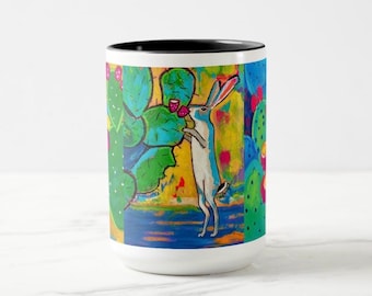 Cactus Jack 15oz  Mug Southwestern Art, New Mexico