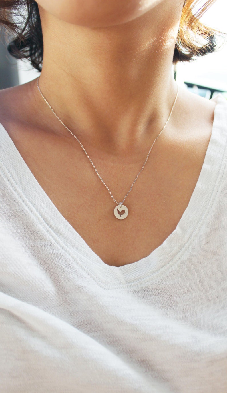 Silver Necklace Sterling Silver Necklace Handmade Tiny I LOVE YOU Necklace LOVE Jewelry Handcrafted Silver Jewelry
